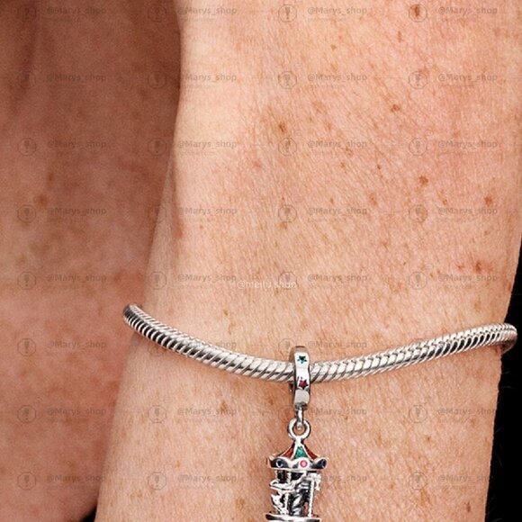 Pandora Spinning Carousel Dangle Charm - Picture 5 of 7